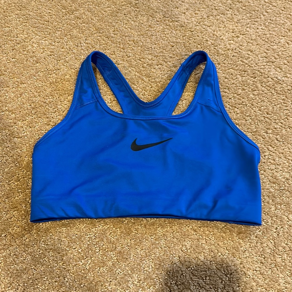Nike Sports Bra - royal blue - size small
